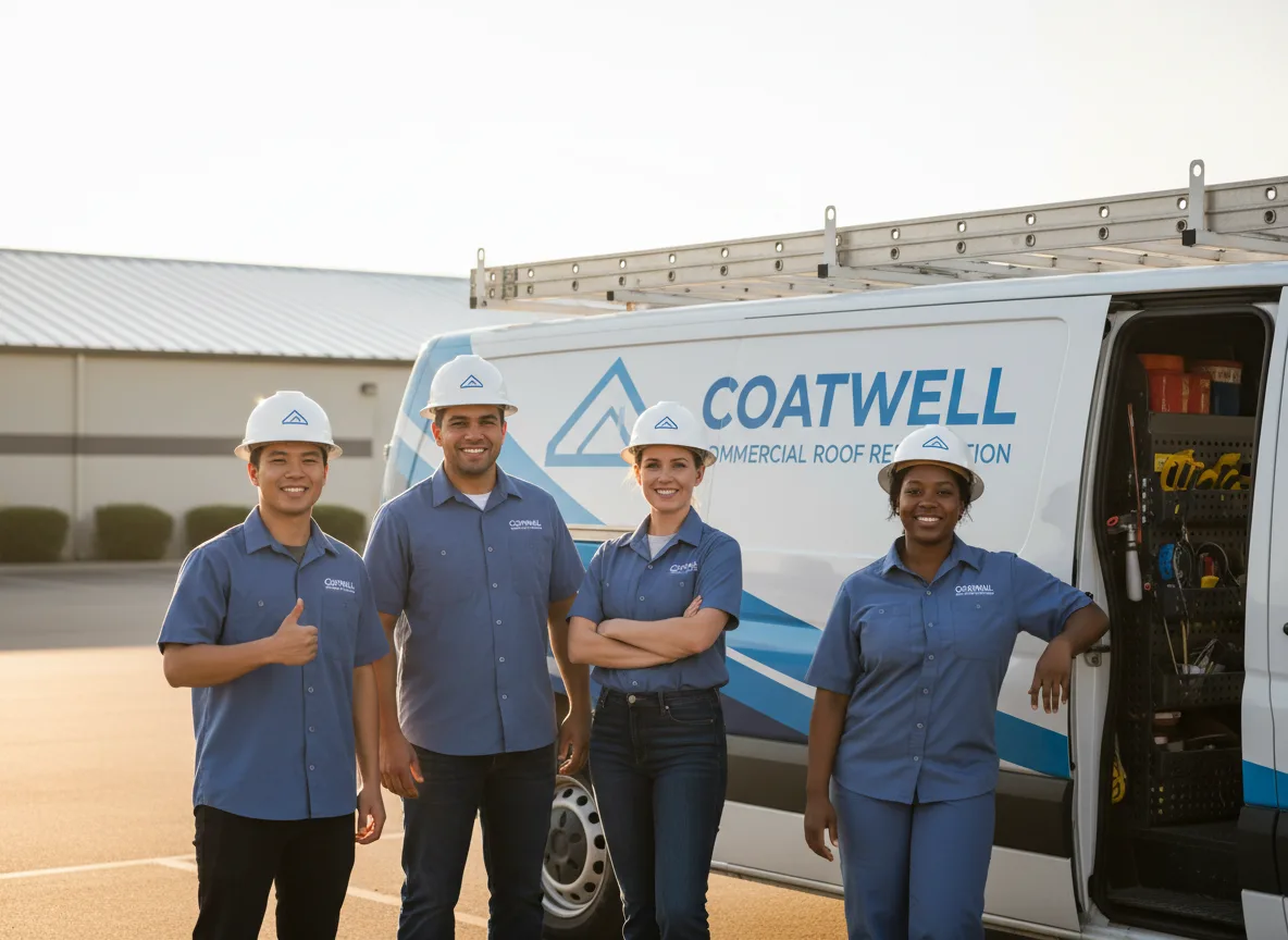 Commercial roof coating company in Evart, MI